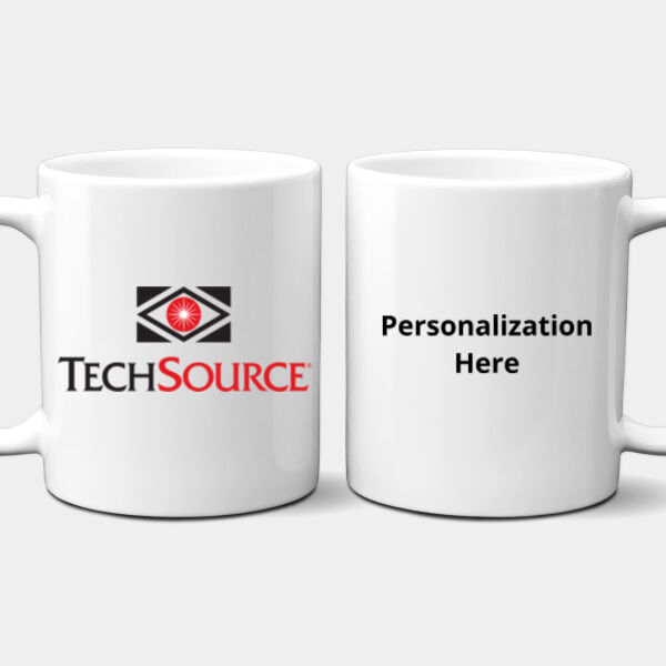 TechSource Personalized - 11 oz. No Minimum Full Color Printed Ceramic Mug Thumbnail