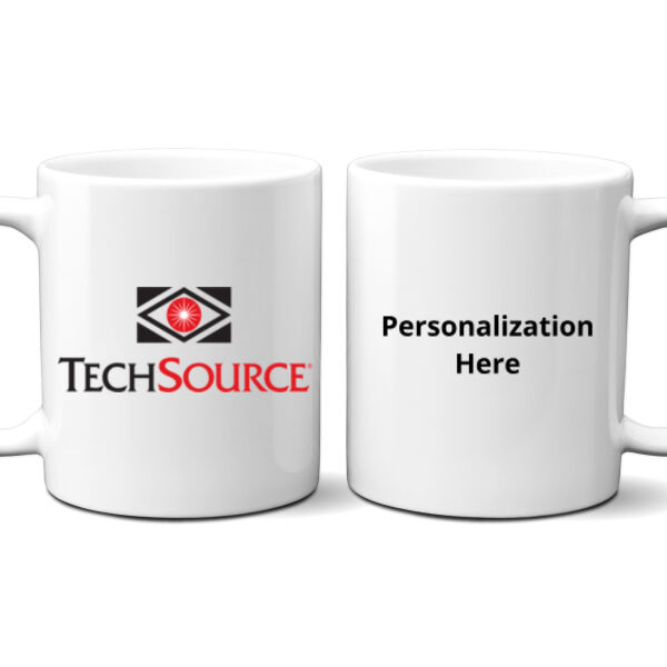 TechSource Personalized - 11 oz. No Minimum Full Color Printed Ceramic Mug Thumbnail