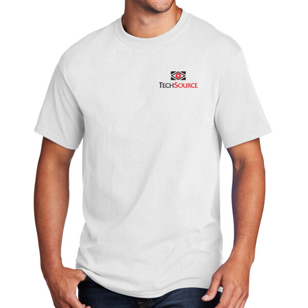 TechSource Crest Print Front - Core Cotton Tee Thumbnail