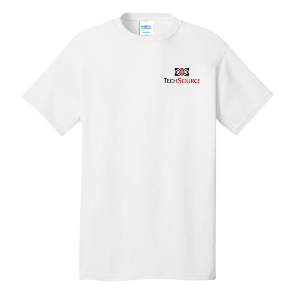 TechSource Crest Print Front - Tall Core Cotton Tee Thumbnail