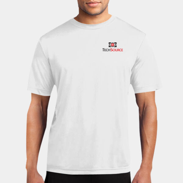 TechSource Crest Print Front - Performance Tee Thumbnail