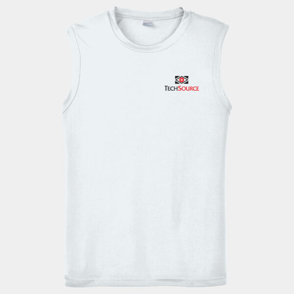 TechSource Crest Print Front - Sleeveless PosiCharge ® Competitor™ Tee Thumbnail