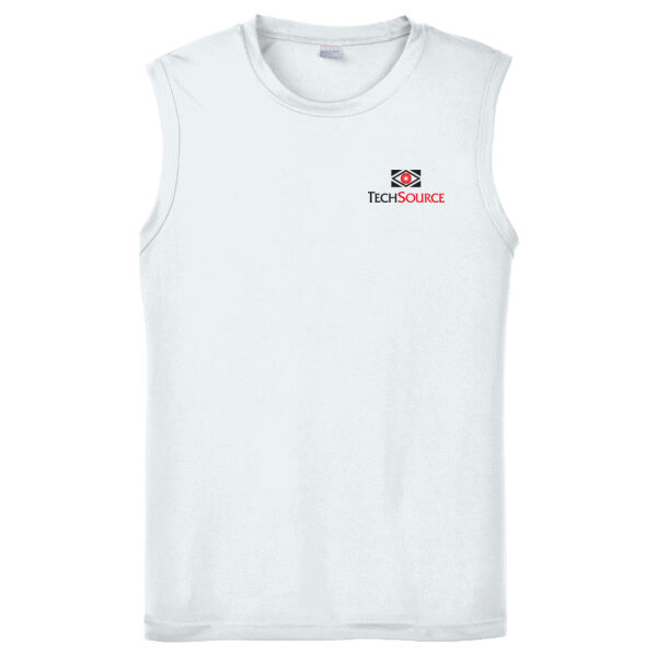 TechSource Crest Print Front - Sleeveless PosiCharge ® Competitor™ Tee Thumbnail