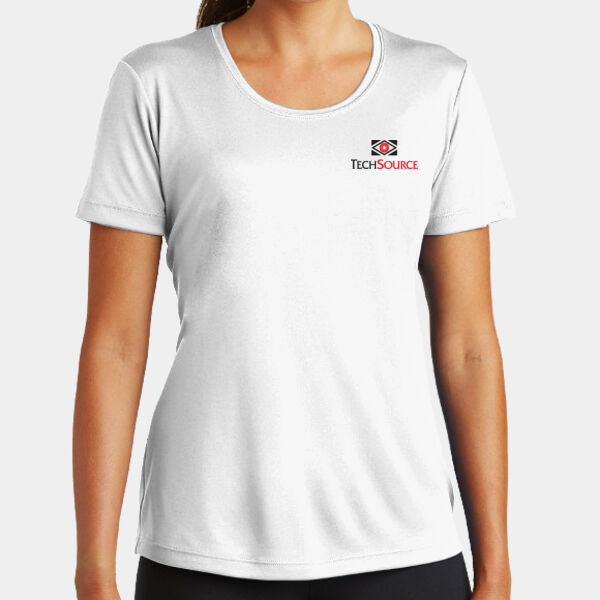 TechSource Crest Print Front - Ladies PosiCharge ® Competitor™ Tee Thumbnail