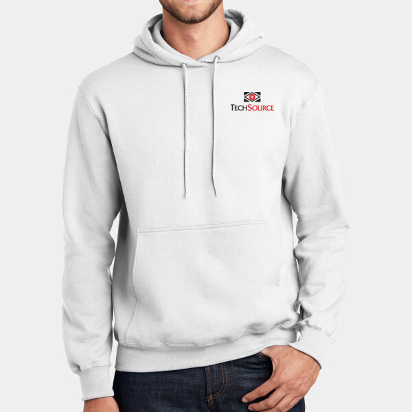 TechSource Crest Print Front - Essential Fleece Pullover Hooded Sweatshirt Thumbnail