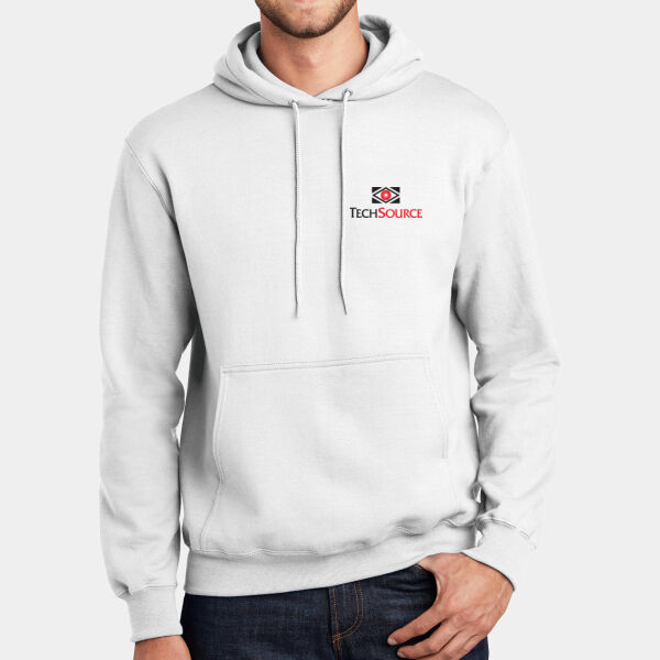 TechSource Crest Print Front - Tall Essential Fleece Pullover Hooded Sweatshirt Thumbnail