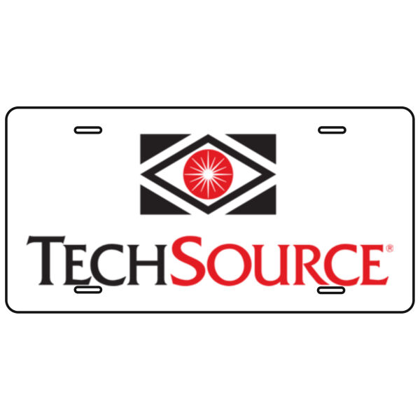 TechSource - Aluminum Full Color Printed License Plate Thumbnail