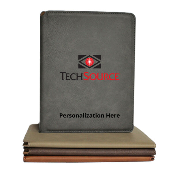 TechSource Personalized  - No Minimum Custom Branded 7" X 9" PORTFOLIO Thumbnail