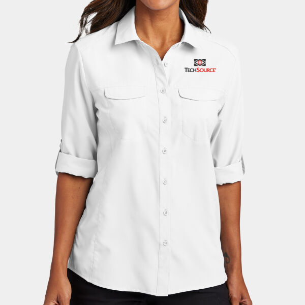 Tech Source Embroidered - Women's Long Sleeve UV Daybreak Shirt Thumbnail