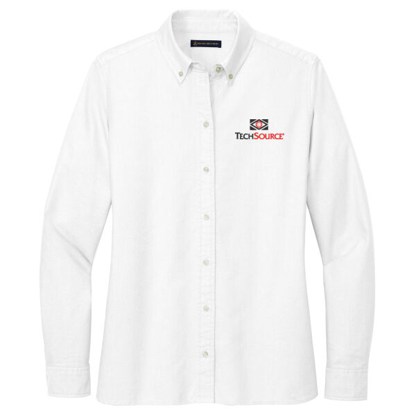Tech Source Embroidered - Women's Casual Oxford Cloth Shirt Thumbnail
