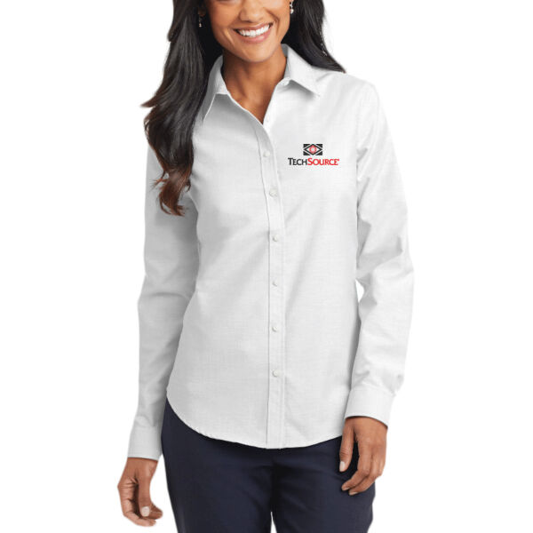Tech Source Embroidered - Ladies SuperPro Oxford Shirt Thumbnail