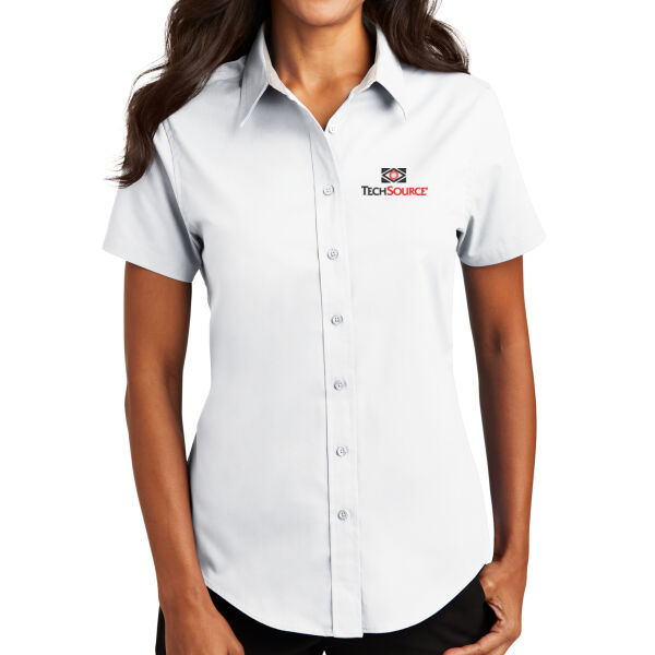 Tech Source Embroidered - Ladies Short Sleeve Easy Care Shirt Thumbnail