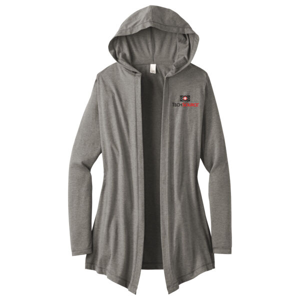 Tech Source Embroidered - Women's Perfect Tri ® Hooded Cardigan (low stock) Thumbnail
