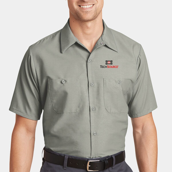 Tech Source Embroidered - Short Sleeve Industrial Work Shirt Thumbnail