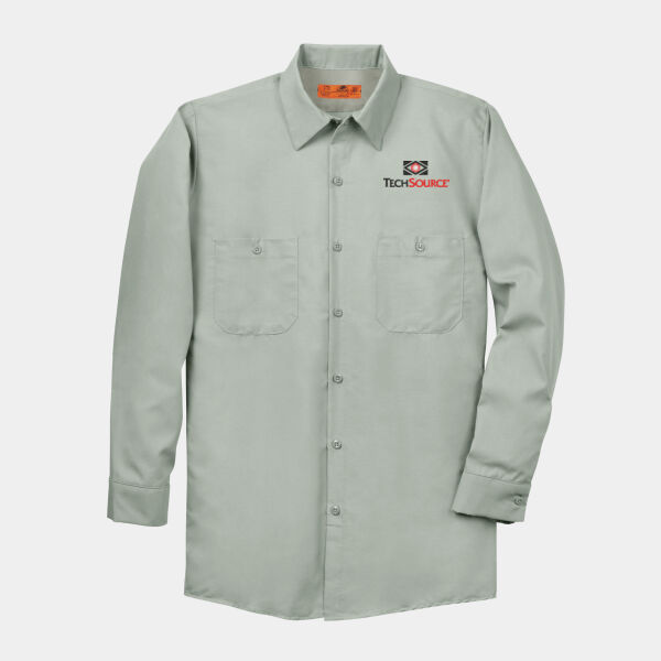 Tech Source Embroidered - Long Sleeve Industrial Work Shirt Thumbnail