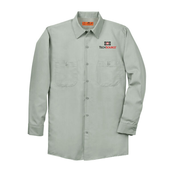 Tech Source Embroidered - Long Sleeve Industrial Work Shirt Thumbnail