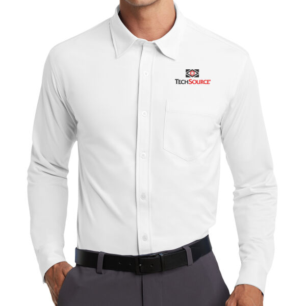 Tech Source Embroidered - Dimension Knit Dress Shirt Thumbnail