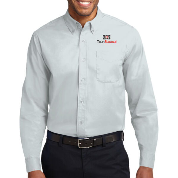 Tech Source Embroidered - Extended Size Long Sleeve Easy Care Shirt Thumbnail