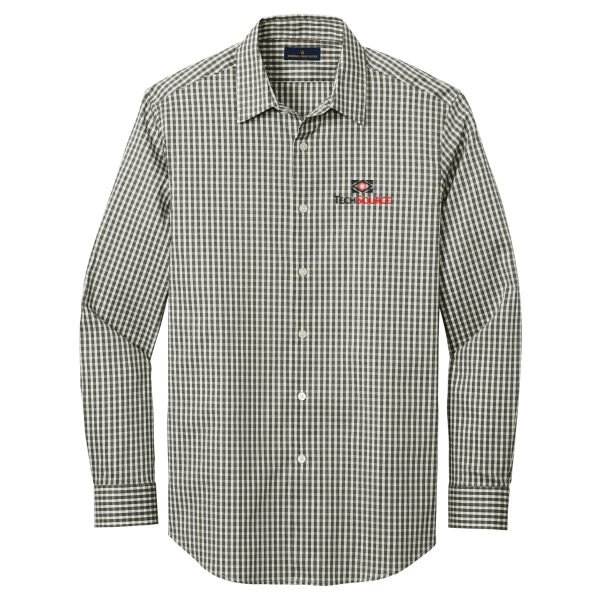 Tech Source Embroidered - Tech Stretch Patterned Shirt Thumbnail