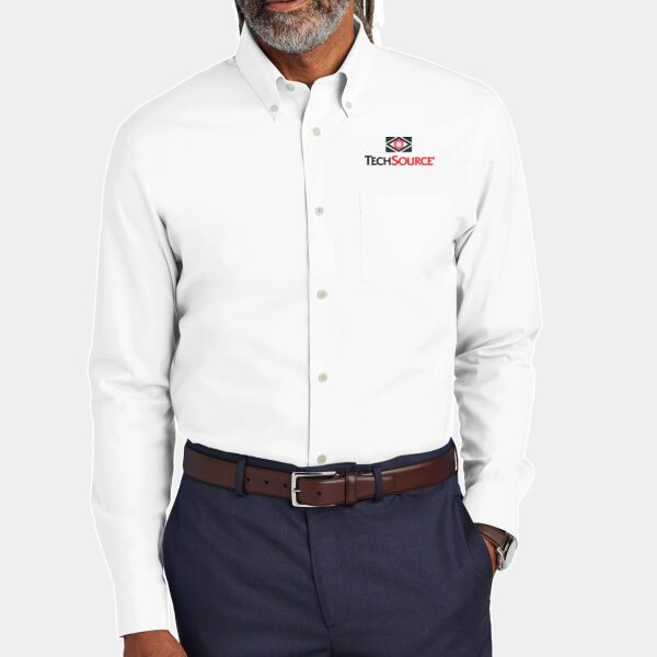 Tech Source Embroidered - Wrinkle Free Stretch Pinpoint Shirt Thumbnail