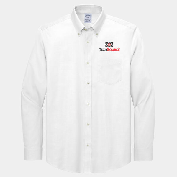 Tech Source Embroidered - Tall Wrinkle Free Stretch Pinpoint Shirt Thumbnail