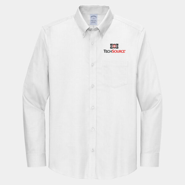 Tech Source Embroidered - Tall Wrinkle Free Stretch Nailhead Shirt Thumbnail