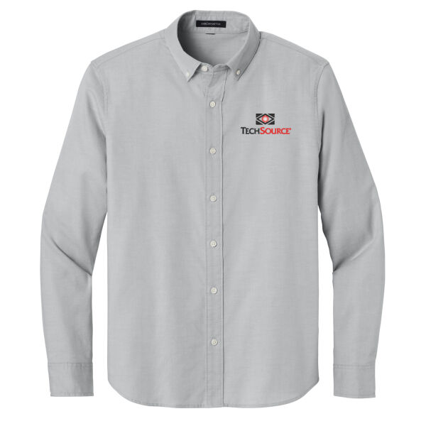 Tech Source Embroidered - Long Sleeve Modern Oxford Shirt Thumbnail