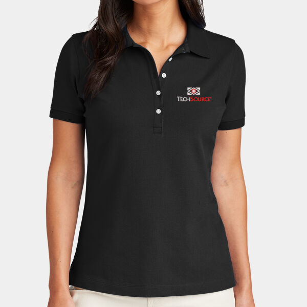 TechSource Embroidered - Women's Pima Cotton Pique Polo Thumbnail
