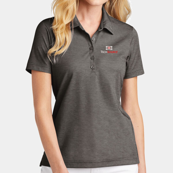 TechSource Embroidered - Ladies Oceanside Heather Polo Thumbnail