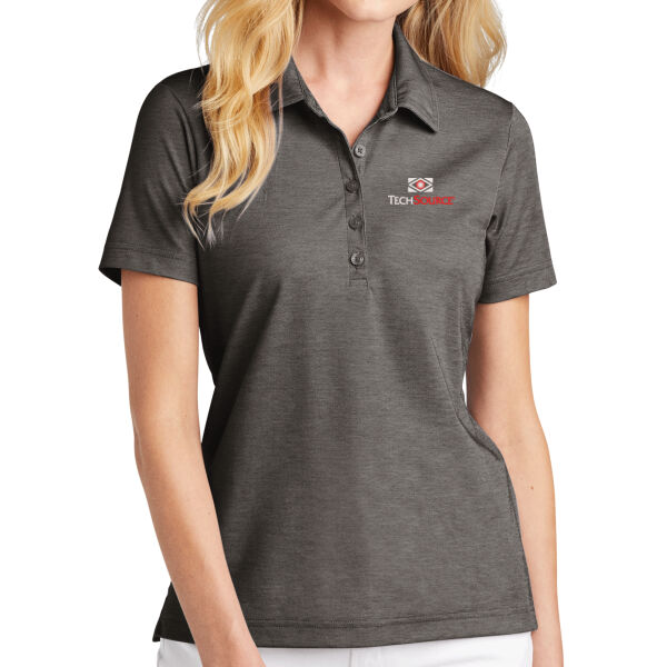 TechSource Embroidered - Ladies Oceanside Heather Polo Thumbnail