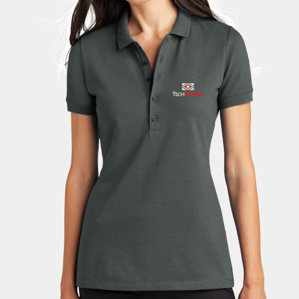 TechSource Embroidered - Women's Stretch Heavyweight Pique Polo Thumbnail
