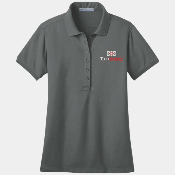 TechSource Embroidered - Ladies Stretch Pique Polo Thumbnail