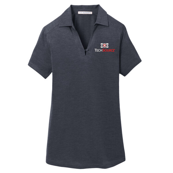 TechSource Embroidered - Ladies Digi Heather Performance Polo Thumbnail