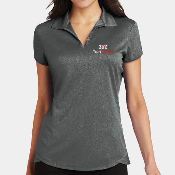 TechSource Embroidered - Ladies Trace Heather Polo Thumbnail