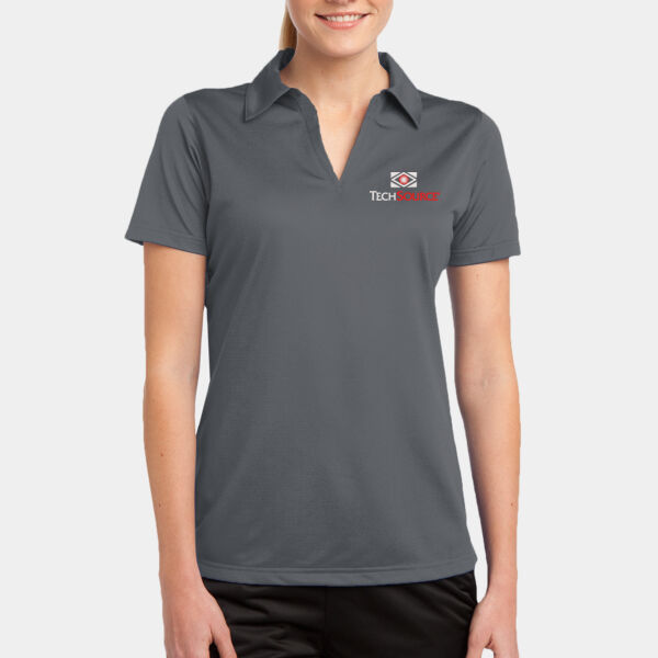 TechSource Embroidered - Ladies PosiCharge ® Active Textured Polo Thumbnail