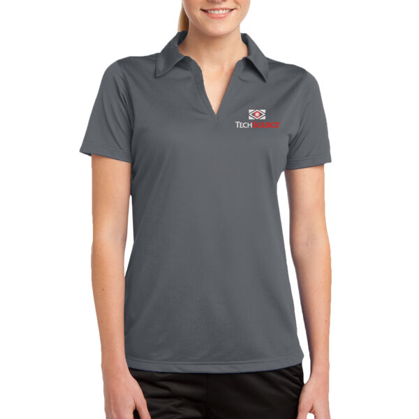 TechSource Embroidered - Ladies PosiCharge ® Active Textured Polo Thumbnail