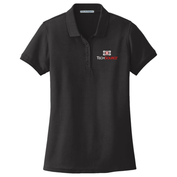 TechSource Embroidered - Ladies Core Classic Pique Polo Thumbnail