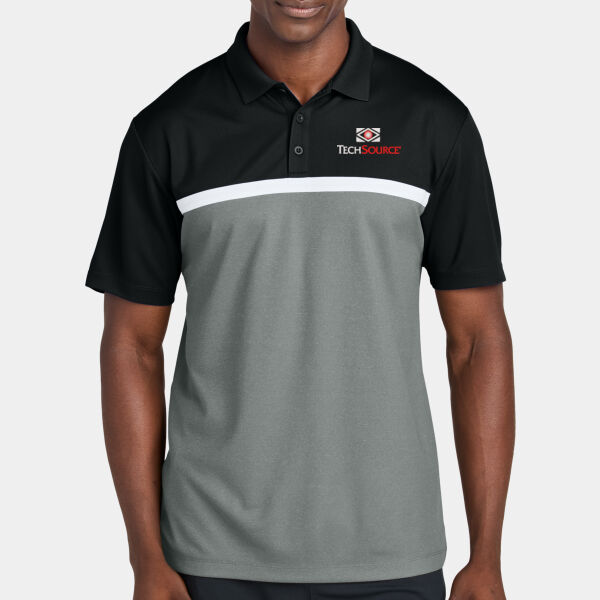 TechSource Embroidered - UV Micropique Colorblock Polo Thumbnail