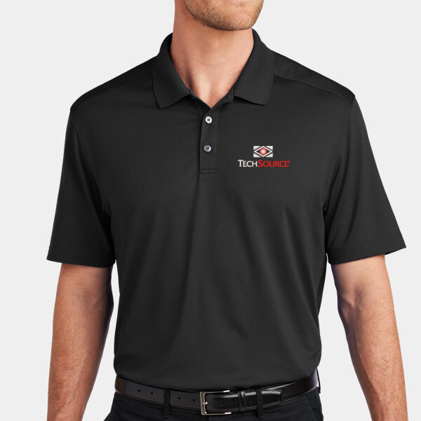 TechSource Embroidered - City Stretch Flat Knit Polo Thumbnail
