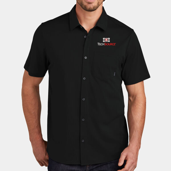 TechSource Embroidered - Extend Short Sleeve Button Up Thumbnail