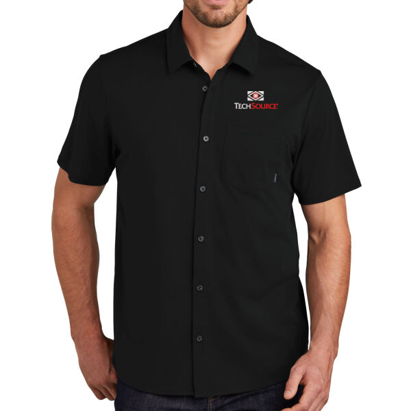 TechSource Embroidered - Extend Short Sleeve Button Up Thumbnail