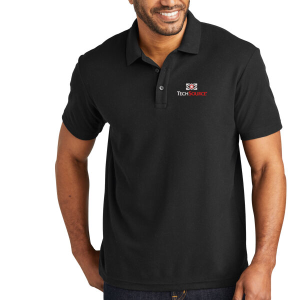 TechSource Embroidered - C Free ® Cotton Blend Pique Polo Thumbnail