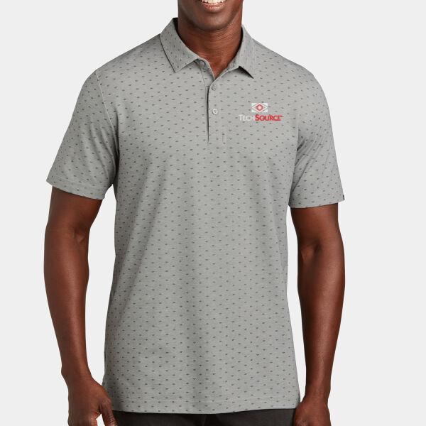 TechSource Embroidered - Oceanside Geo Polo Thumbnail