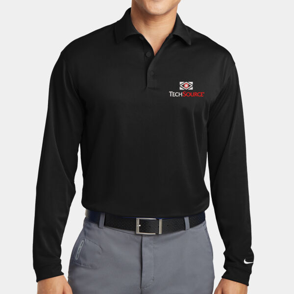TechSource Embroidered - Tall Long Sleeve Dri FIT Stretch Tech Polo Thumbnail