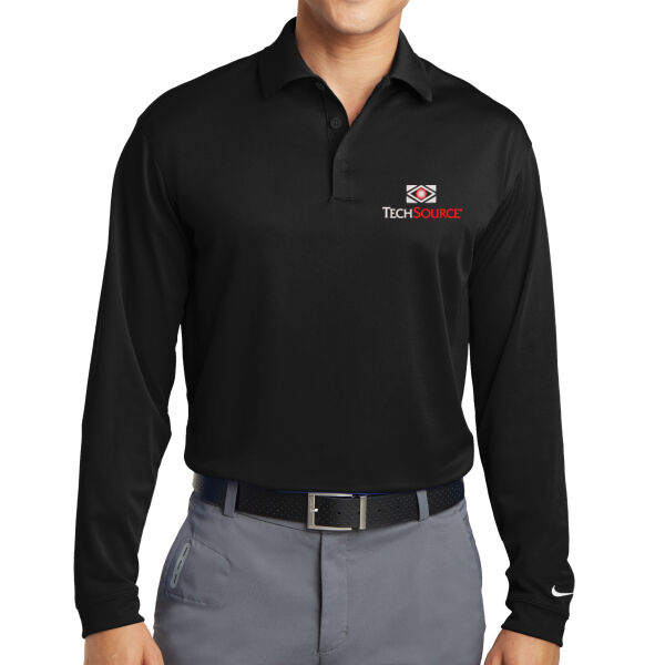 TechSource Embroidered - Tall Long Sleeve Dri FIT Stretch Tech Polo Thumbnail