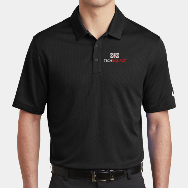 TechSource Embroidered - Dri FIT Hex Textured Polo Thumbnail