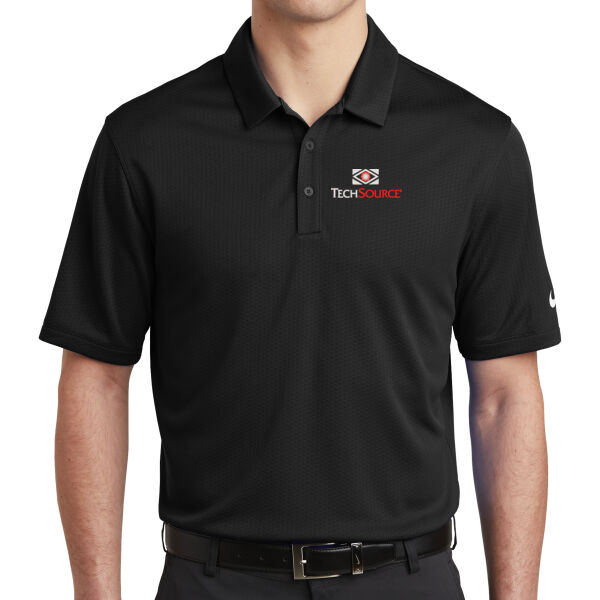 TechSource Embroidered - Dri FIT Hex Textured Polo Thumbnail