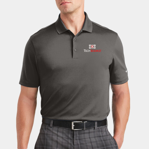 TechSource Embroidered - Dri FIT Classic Fit Players Polo with Flat Knit Collar Thumbnail