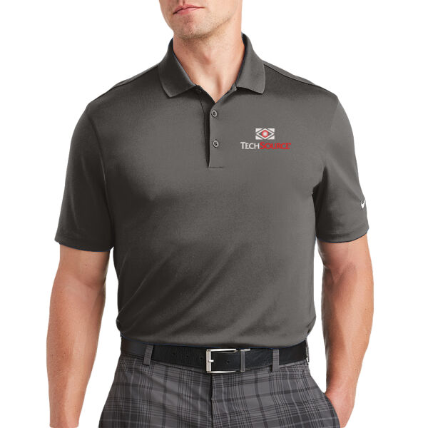 TechSource Embroidered - Dri FIT Classic Fit Players Polo with Flat Knit Collar Thumbnail
