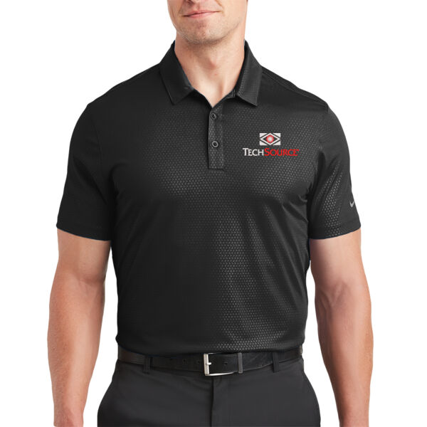 TechSource Embroidered - Dri FIT Embossed Tri Blade Polo Thumbnail